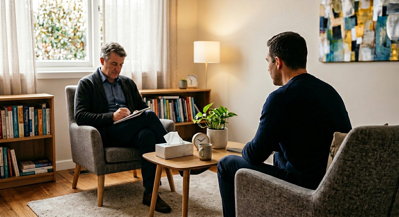 Men&rsquo;s Counselling at Desert Sun - a safe, non-judgmental space