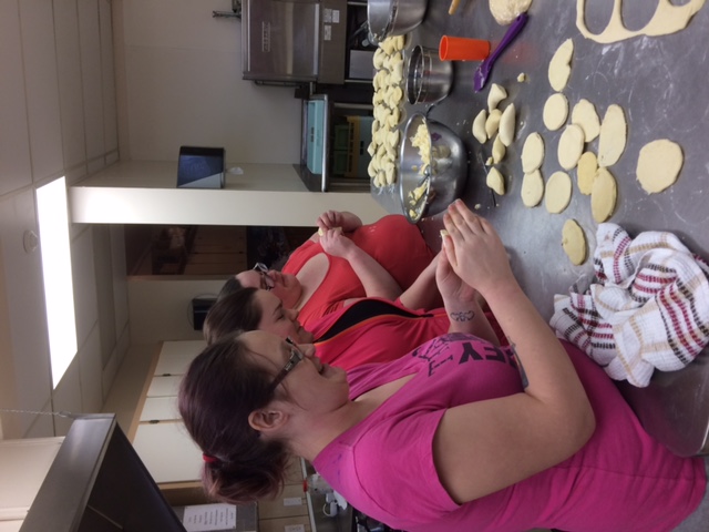 Parents learning and connecting together in a small group parenting program